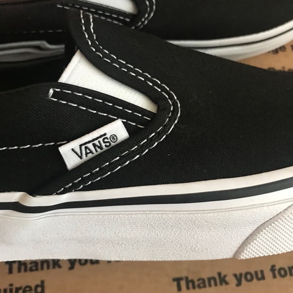 Vans Classic Slip-On Black/White - Picture 4 of 5